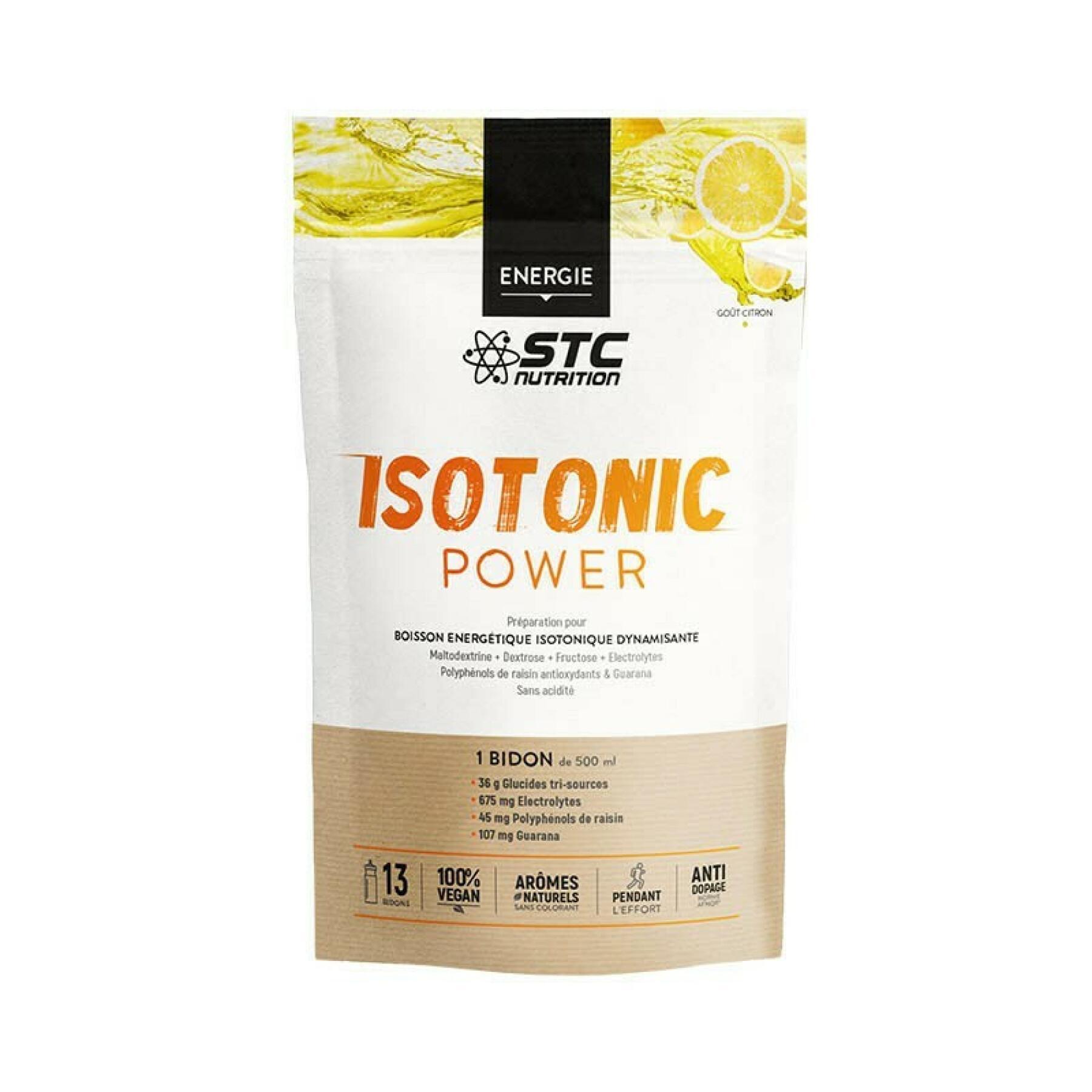 Doypack isotonisk kraft med mätsked STC Nutrition - menthe - 525g