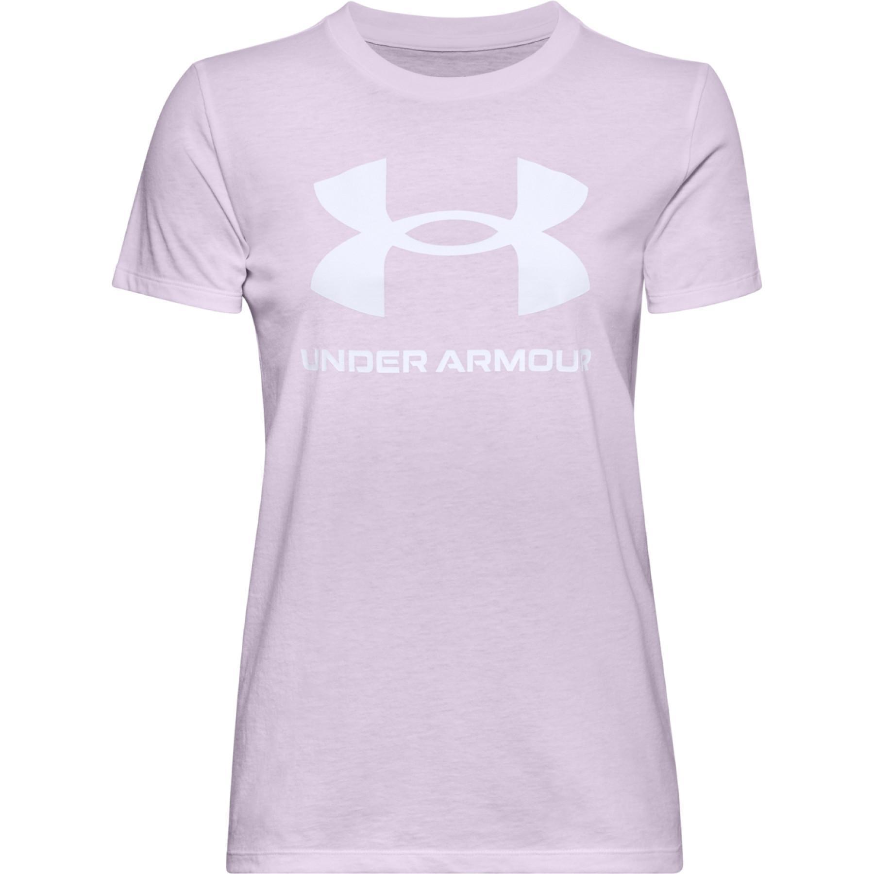 T-shirt för kvinnor Under Armour à manches courtes Sportstyle Graphic