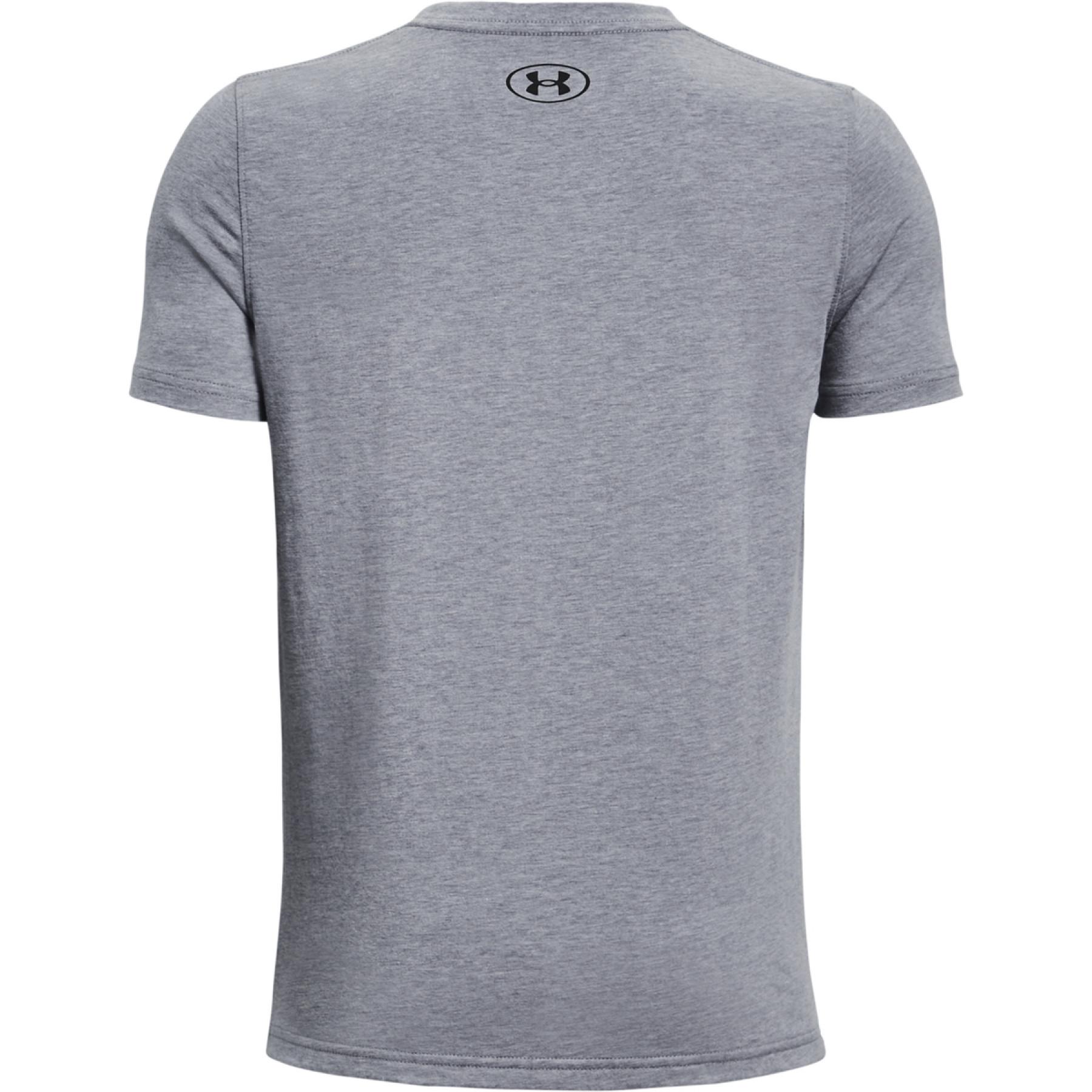 T-shirt för pojkar Under Armour à manches courtes en coton