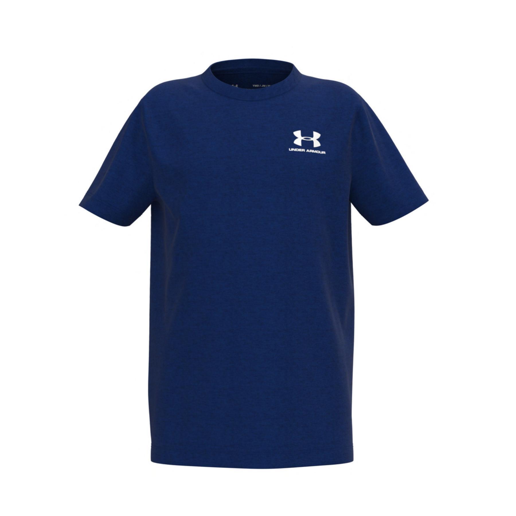 T-shirt för pojkar Under Armour à manches courtes en coton