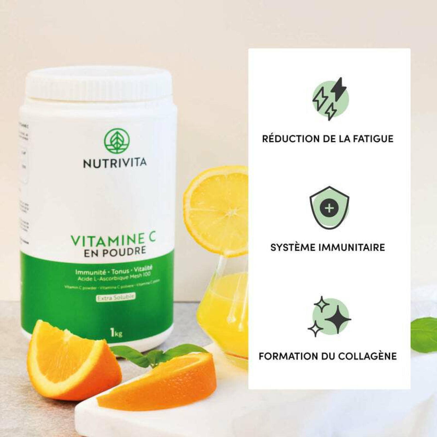 C-vitamin kosttillskott pulver 1kg Nutrivita