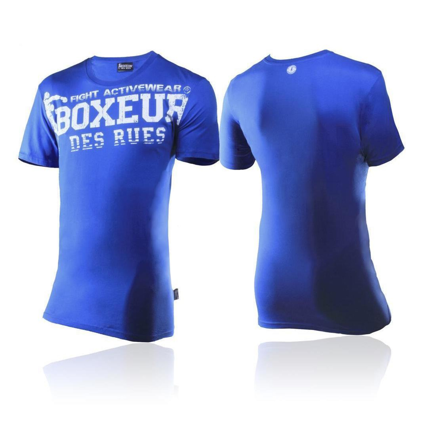 T-shirt med rund halsringning Boxeur des rues logo