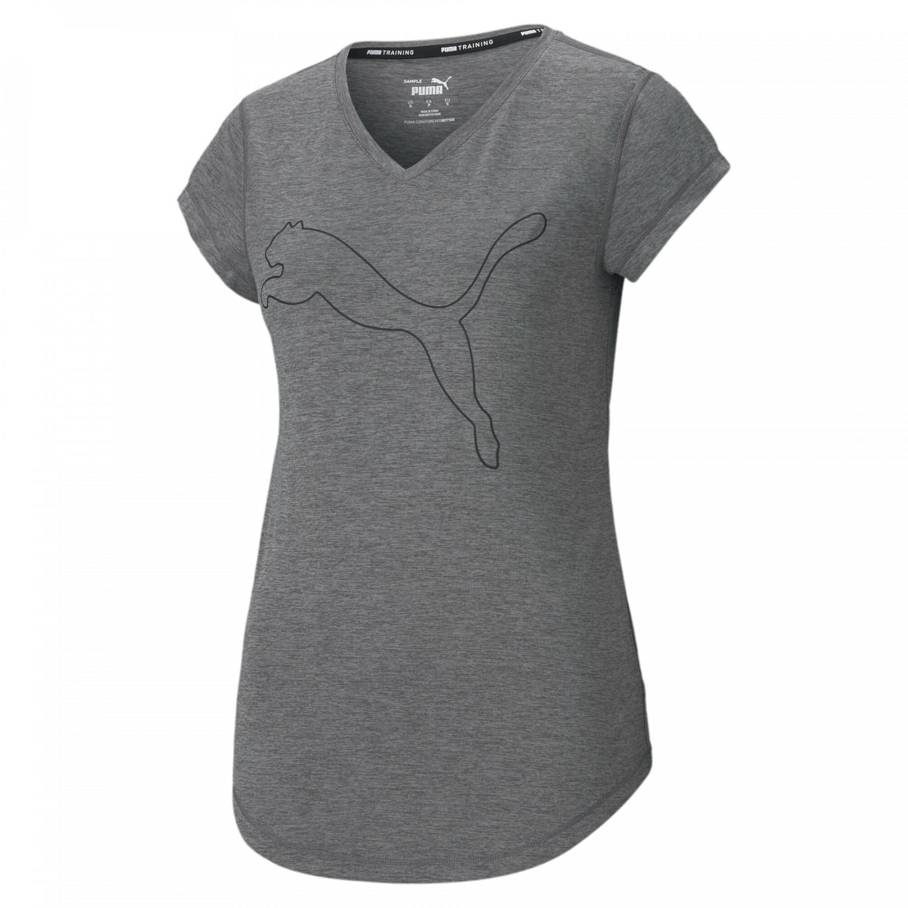T-shirt för kvinnor Puma Train Favorite Heather Cat