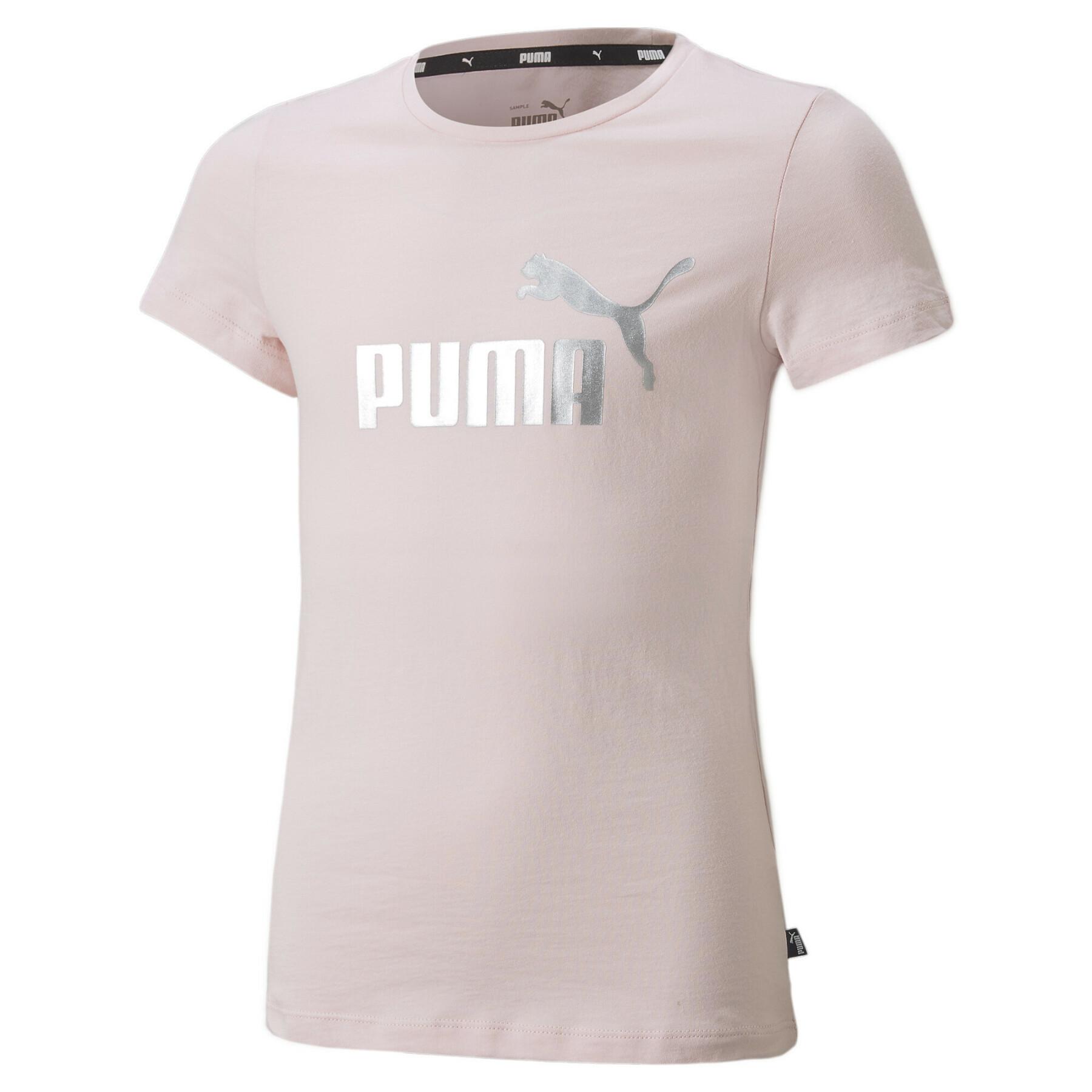 T-shirt för flickor Puma Essentiel Logo