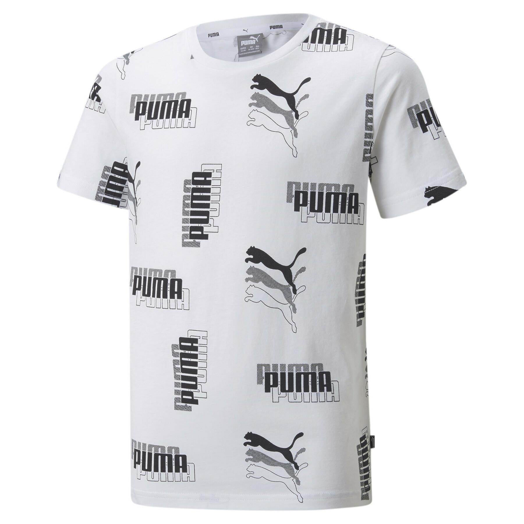 T-shirt för barn Puma Power AOP