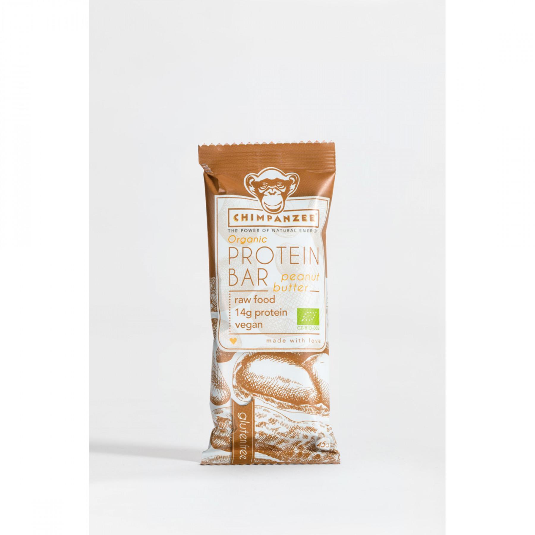 Proteinbar Chimpanzee vegan (x25) : beurre de cacahuète