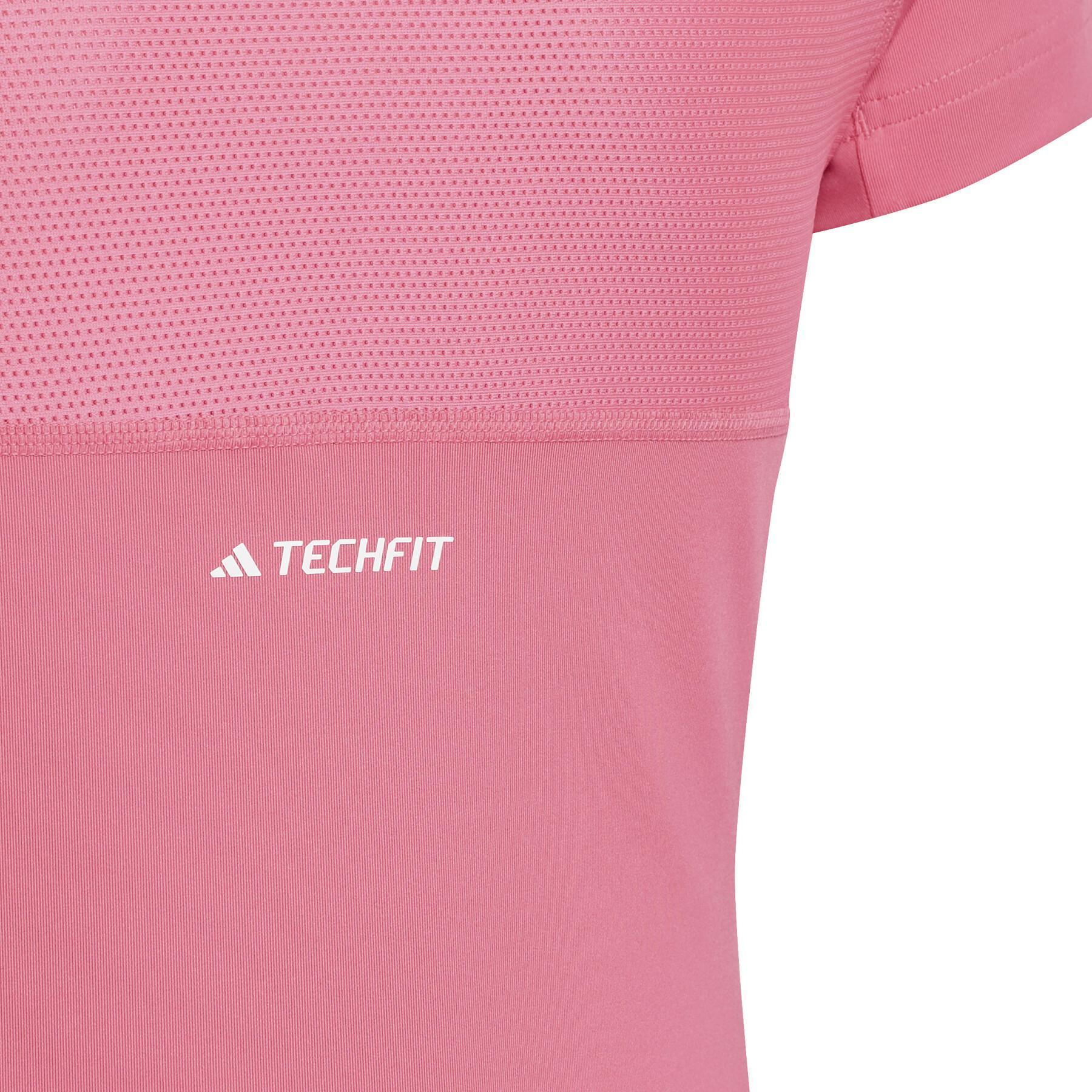 T-shirt för flickor adidas Techfit Aerorady Sport Icons