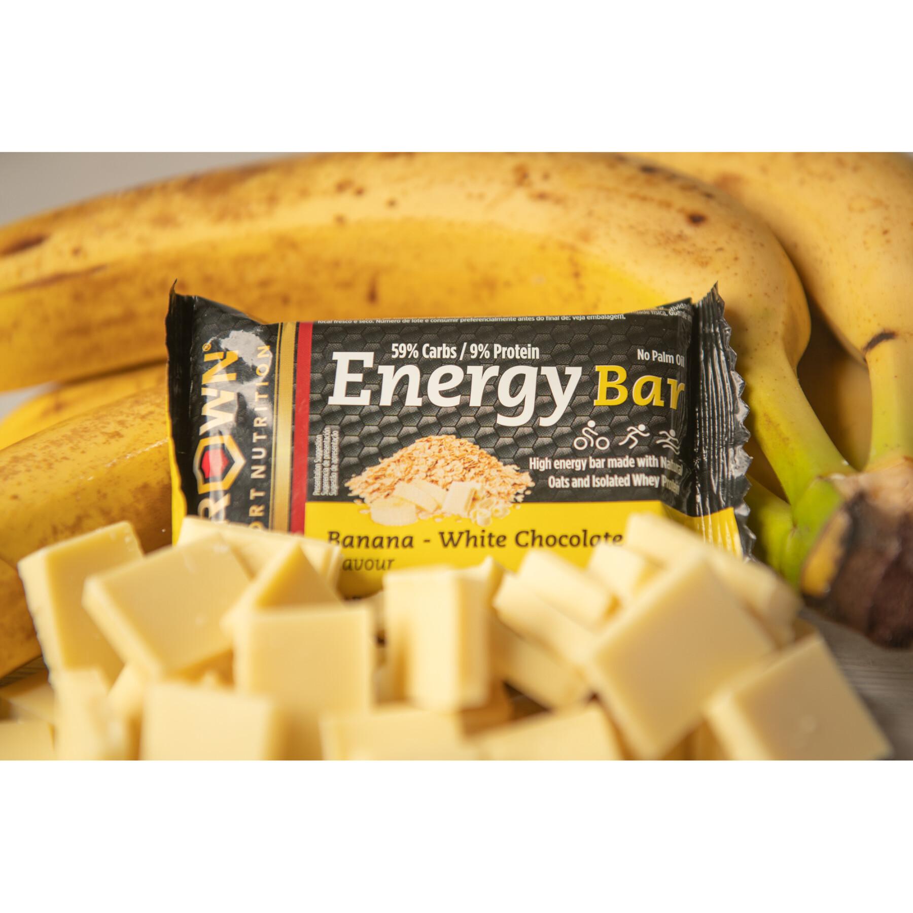 Näringsbar Crown Sport Nutrition Energy - banane et chocolat blanc - 60 g