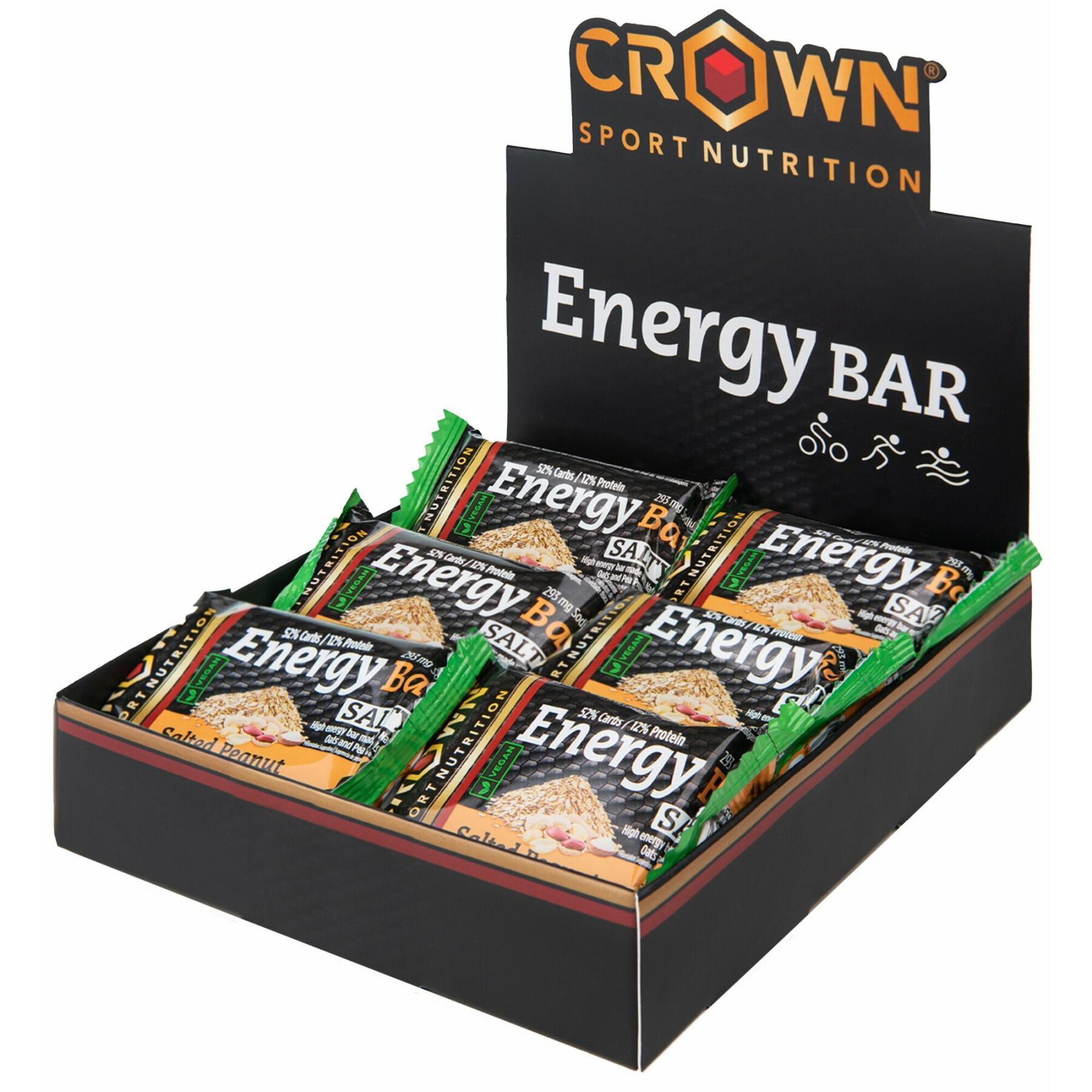 Vegansk näringsbar Crown Sport Nutrition Energy - arachides salées - 60 g
