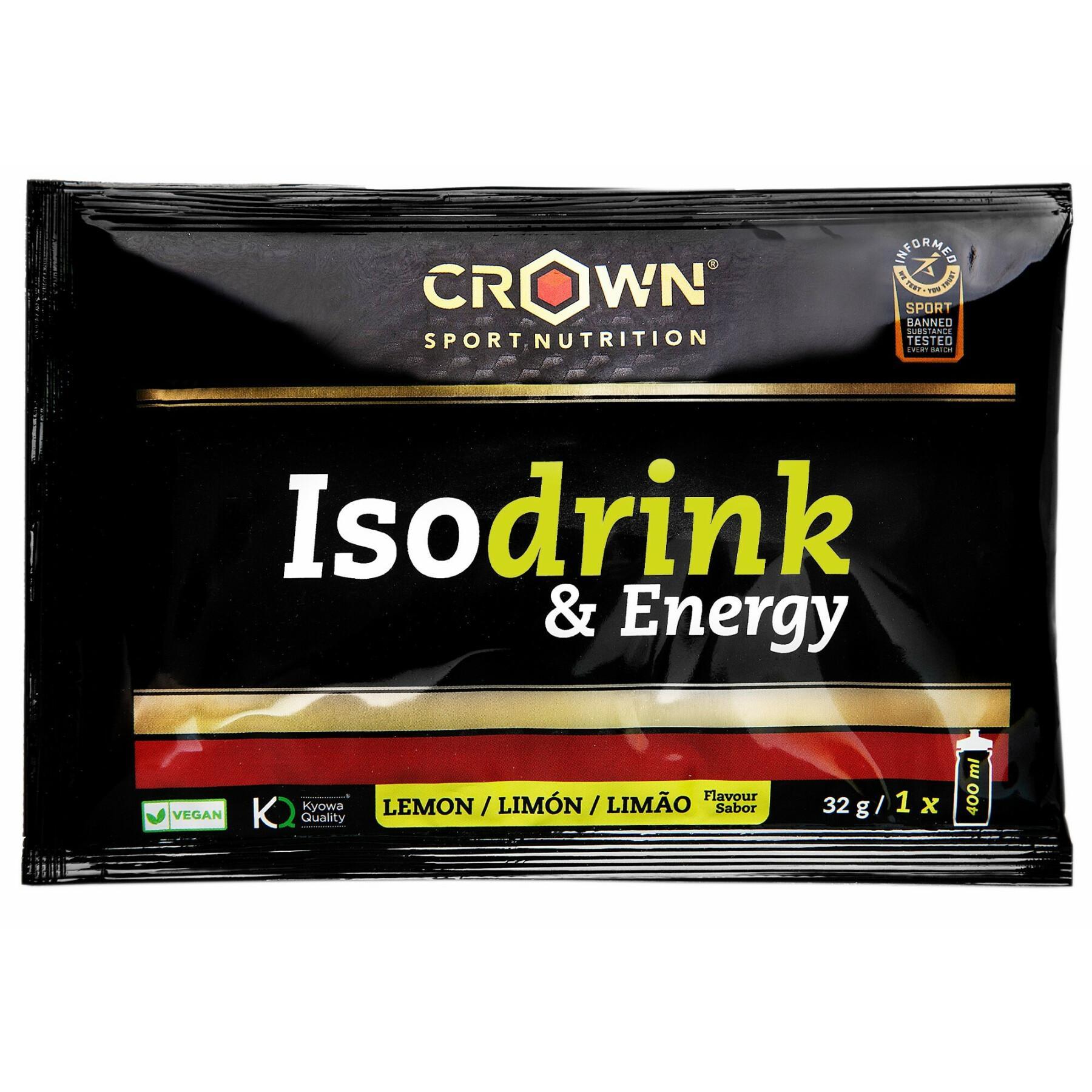 Energidryck Crown Sport Nutrition Isodrink & Energy informed sport - citron - 32 g