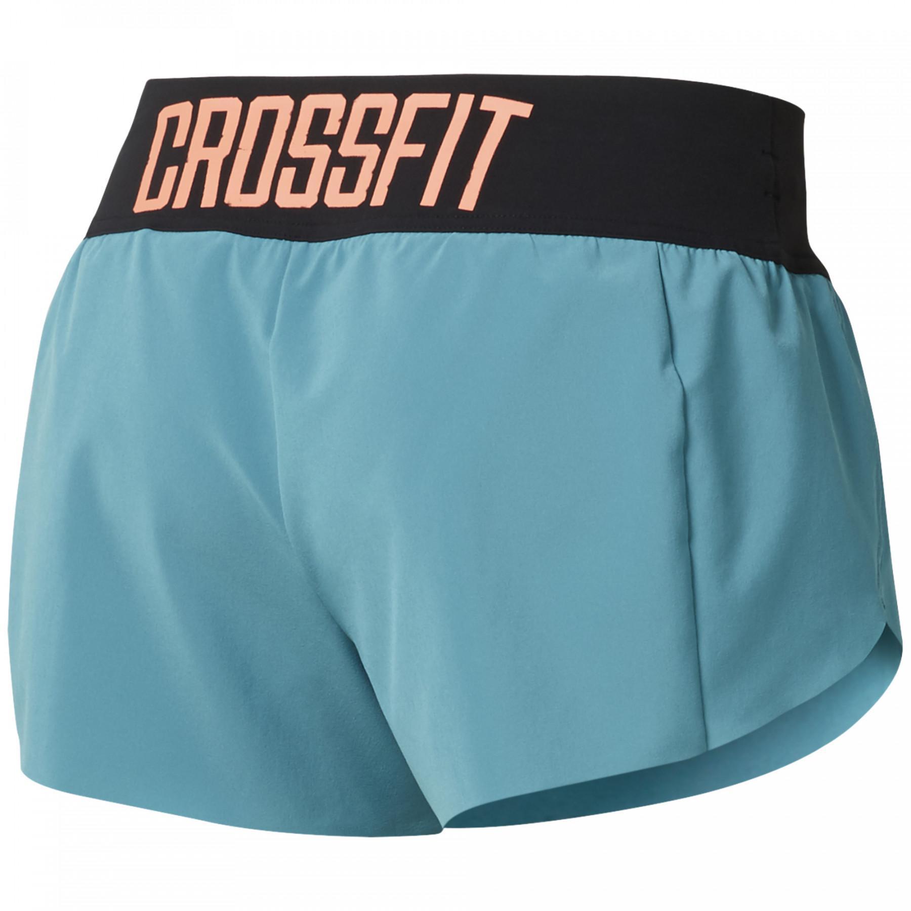 Damshorts med midjeresår i mesh Reebok CrossFit®