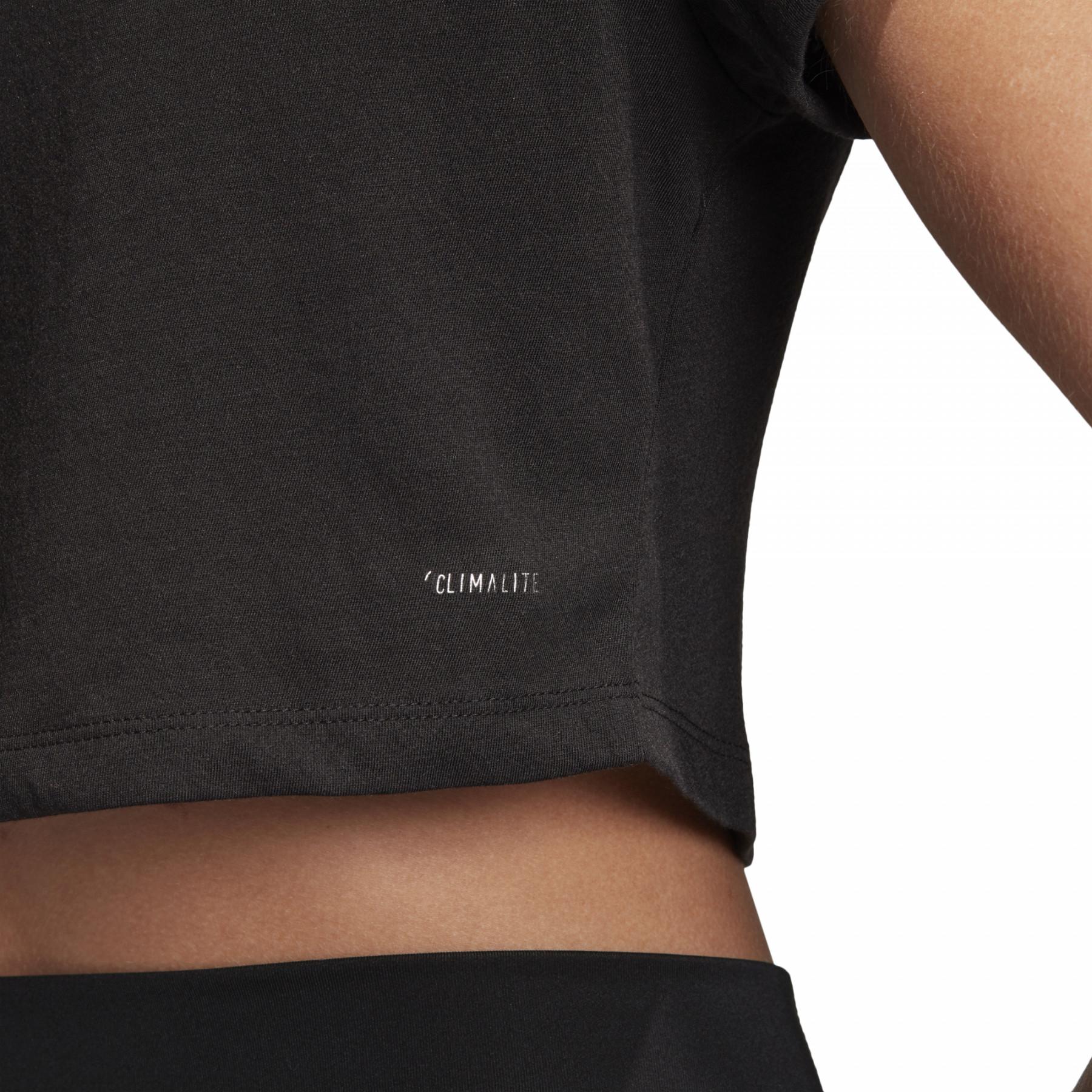 T-shirt för kvinnor adidas Designed 2 Move Cropped Boxy Logo