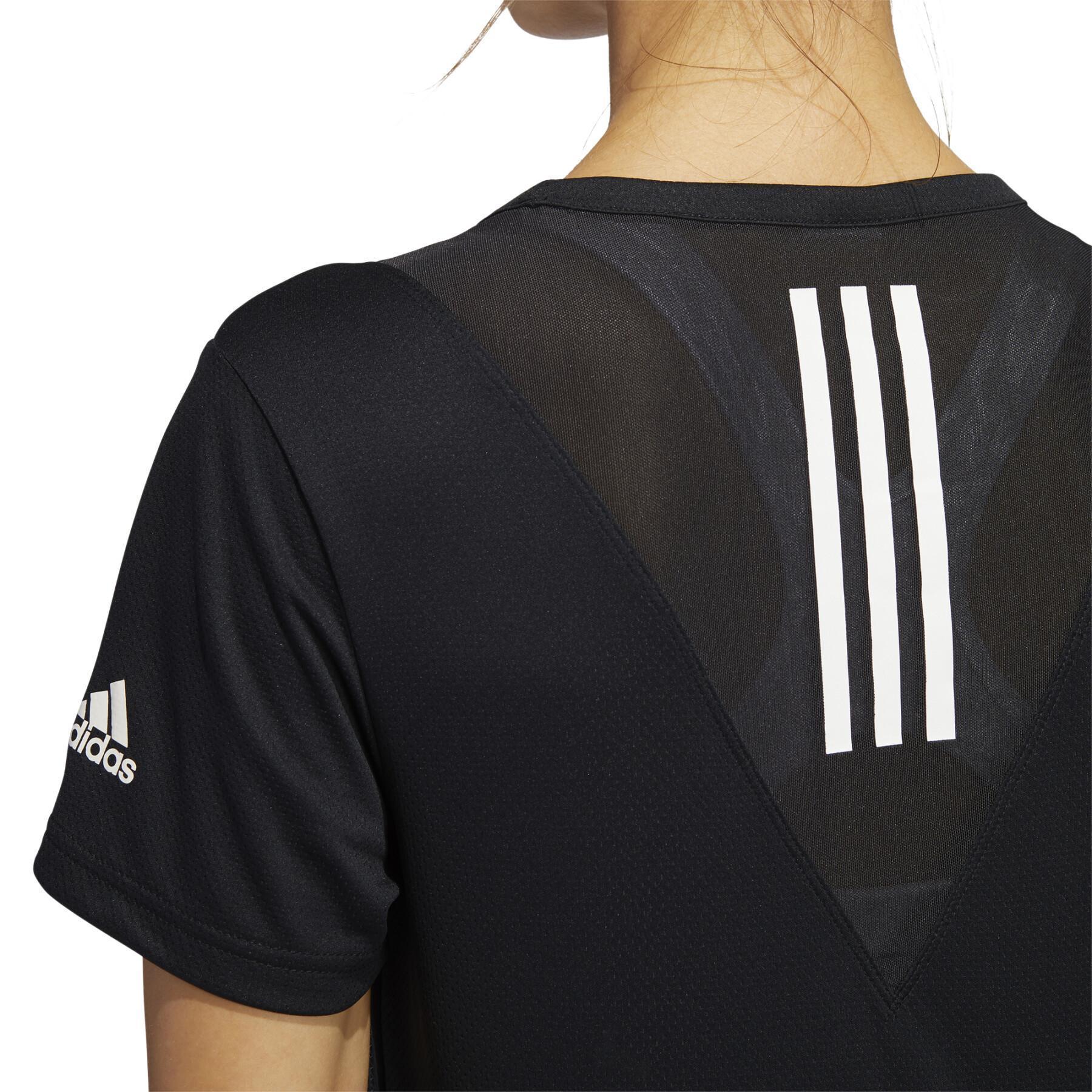 T-shirt för kvinnor adidas Training 3-StripesHeat Ready