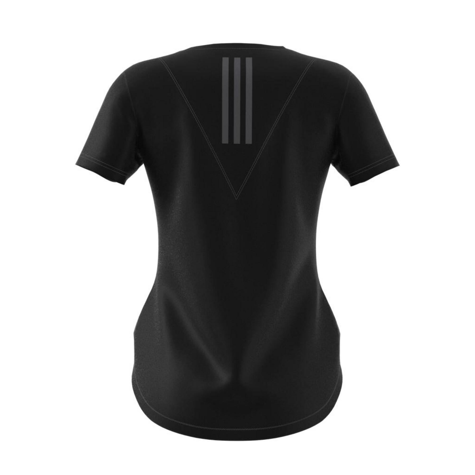 T-shirt för kvinnor adidas Training 3-StripesHeat Ready