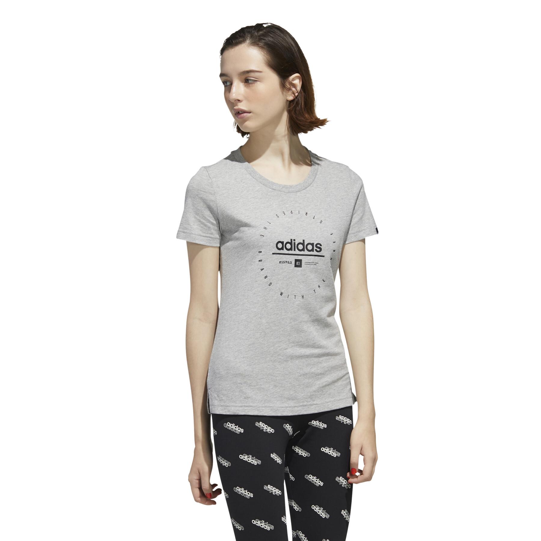 T-shirt för kvinnor adidas Circular Graphics