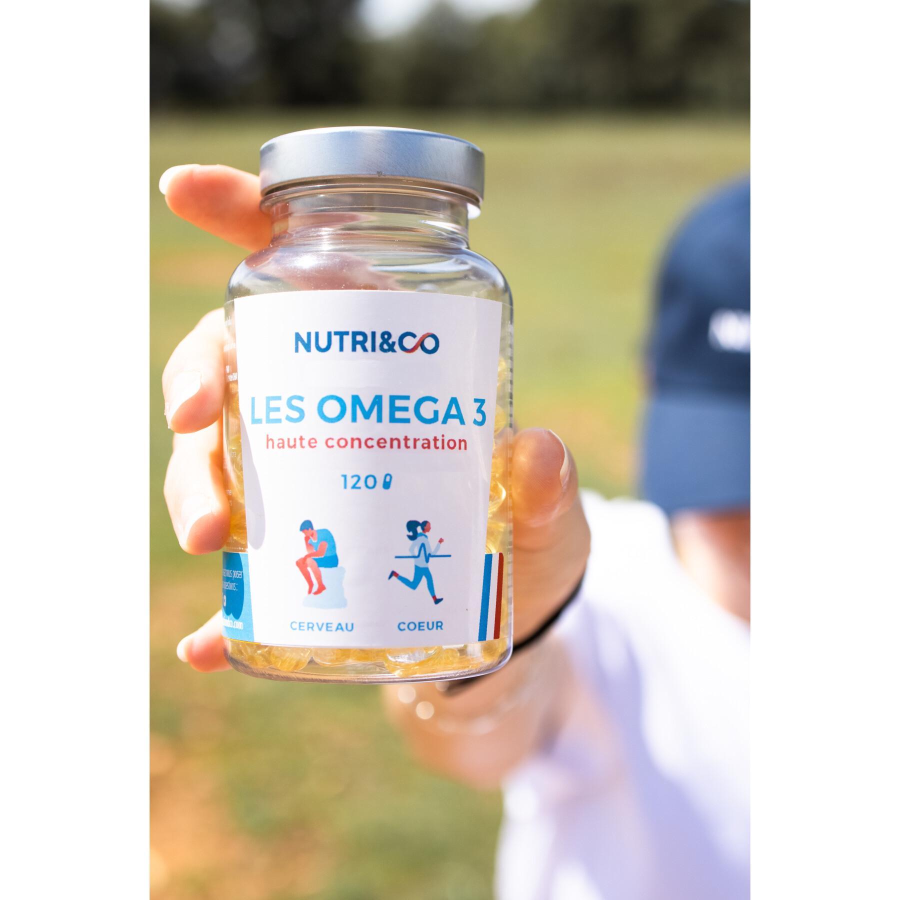 Omega-3 kosttillskott - 120 licaps kapslar Nutri&Co