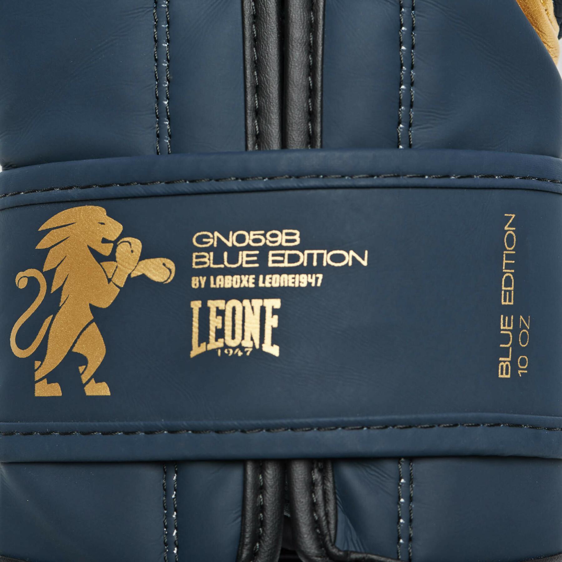 Boxningshandskar Leone Blue Edition 10 oz