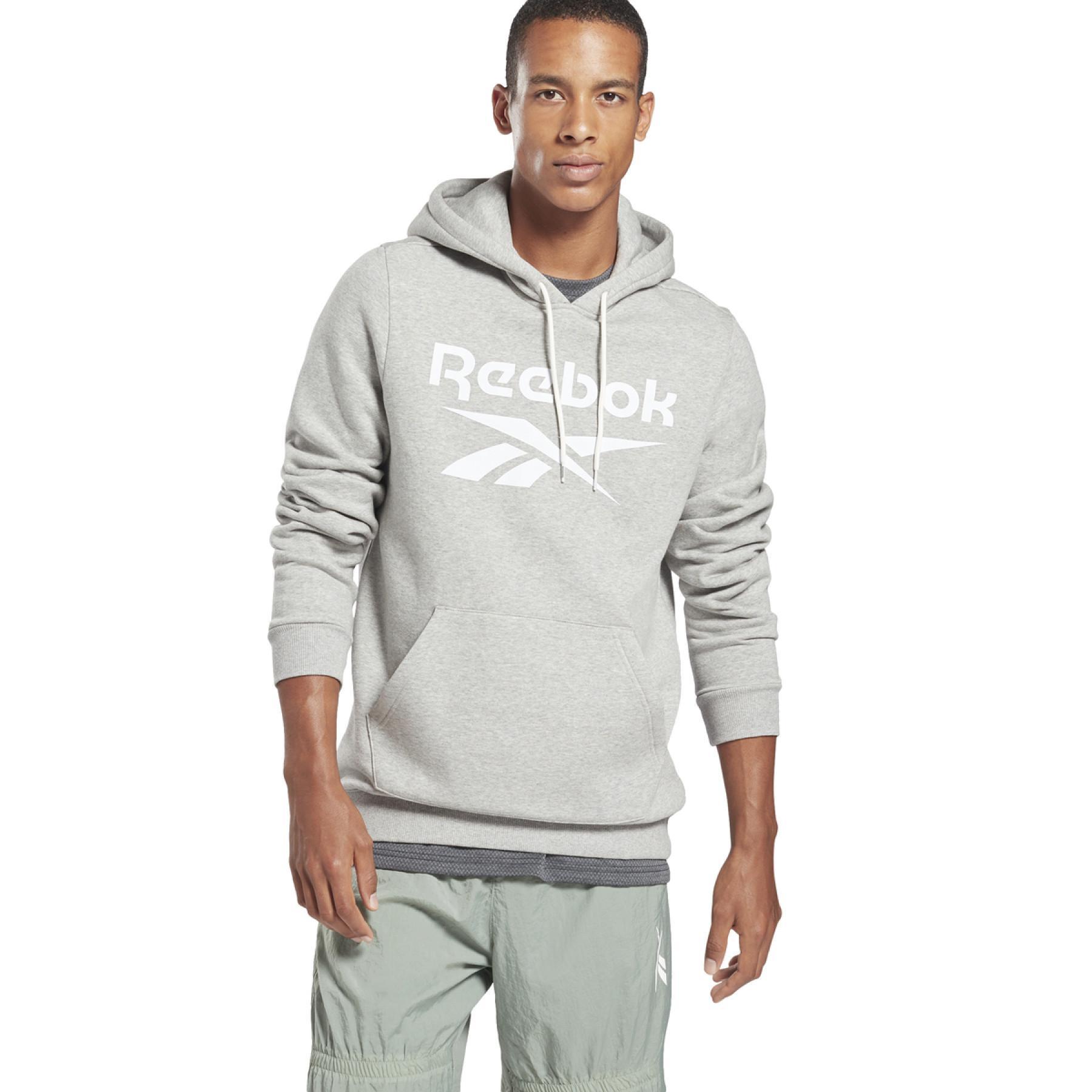 Sweatshirt med huva Reebok Identity Fleece