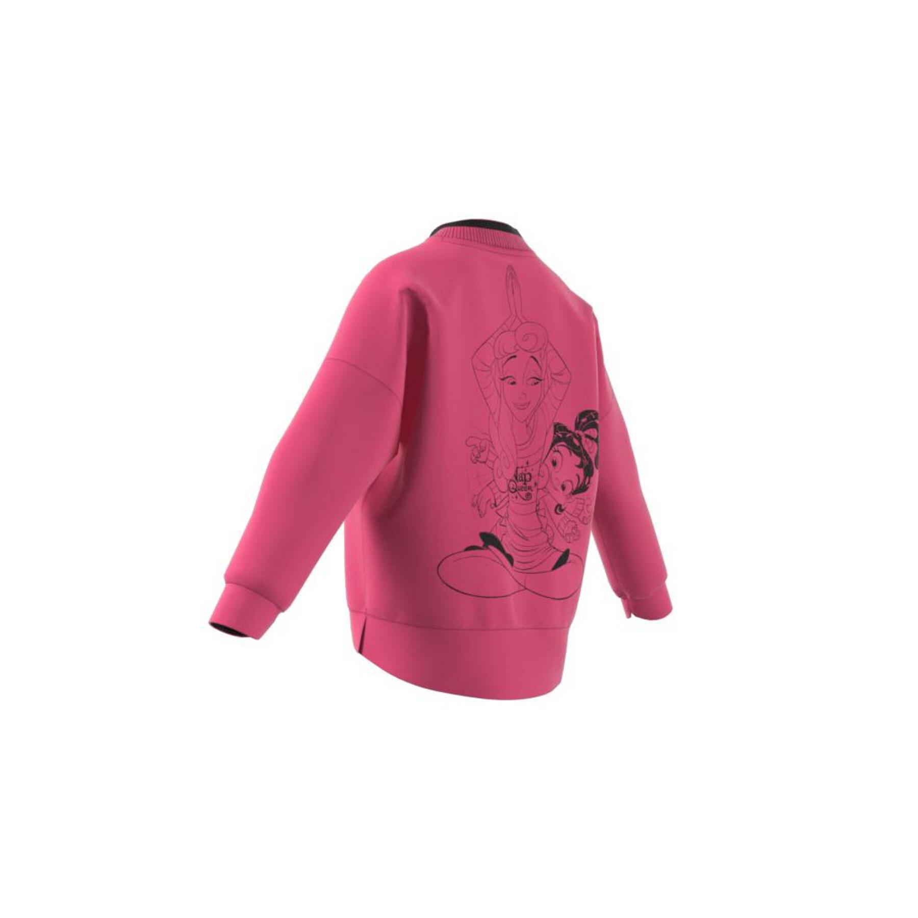 Sweatshirt för flickor adidas Disney Comfy Princesses Crew