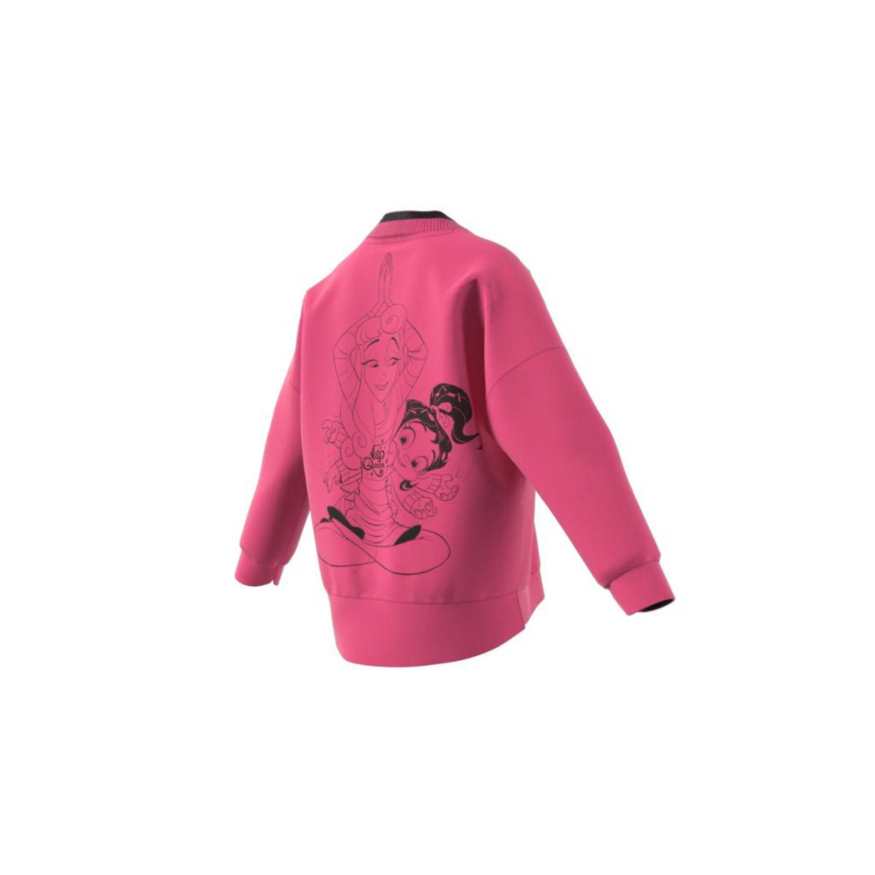 Sweatshirt för flickor adidas Disney Comfy Princesses Crew