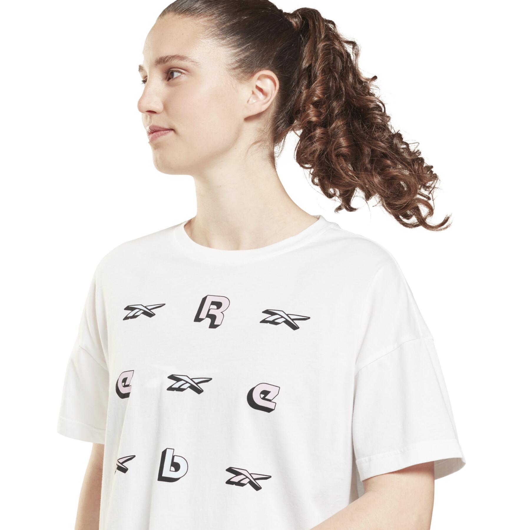 T-shirt för kvinnor Reebok Training Essentials Graphic-Logo Inspired