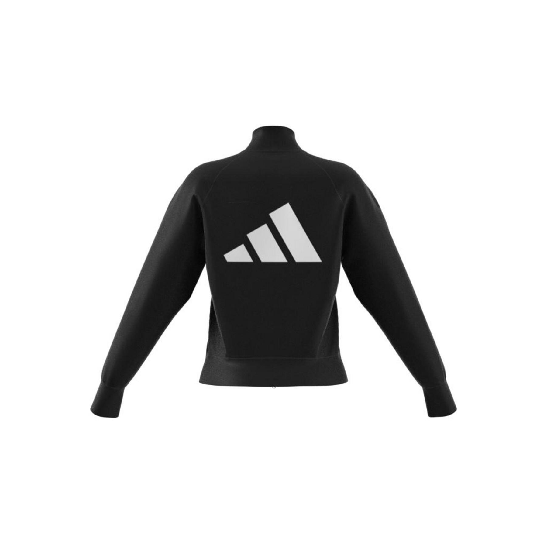Sweatshirt för kvinnor adidas Bomber Sportswear Future Icons Logo Graphic