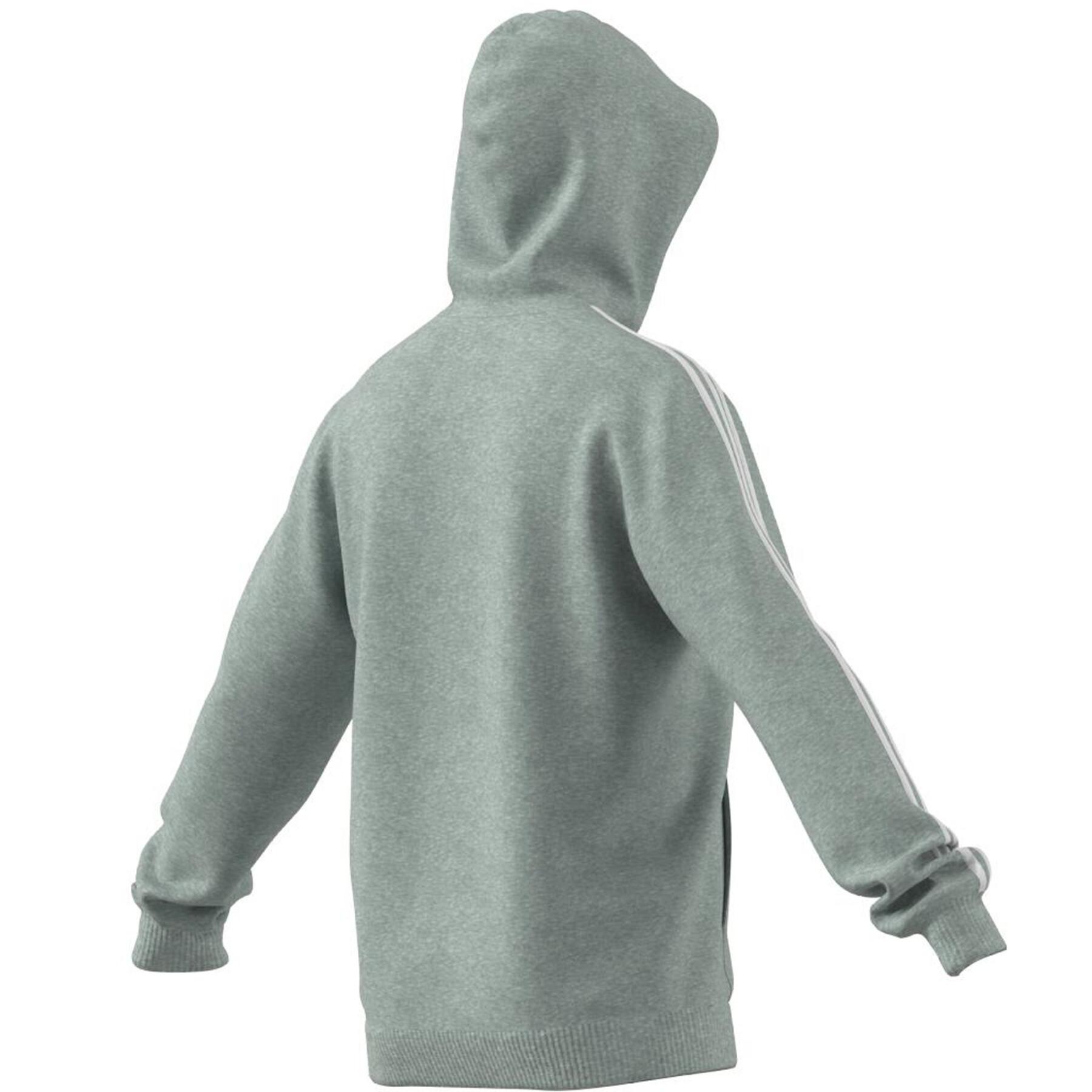 Sweatshirt med huva adidas Essentials Fleece Logo