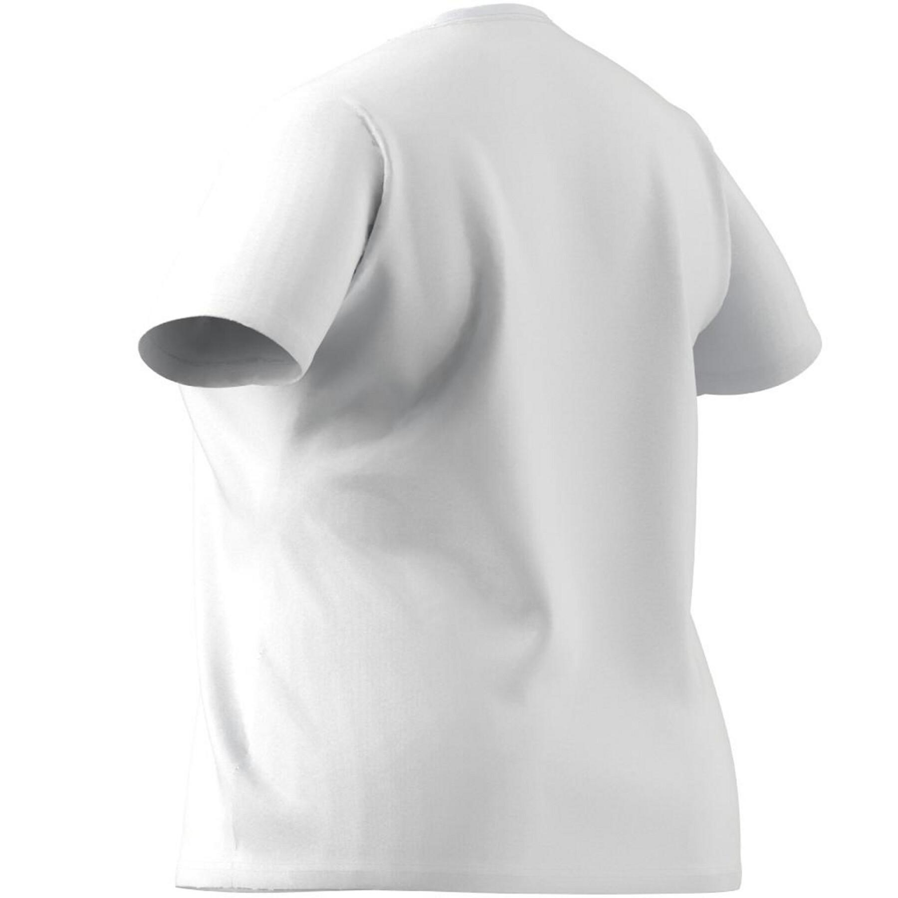 T-shirt i stor storlek för kvinnor adidas Essentials Logo