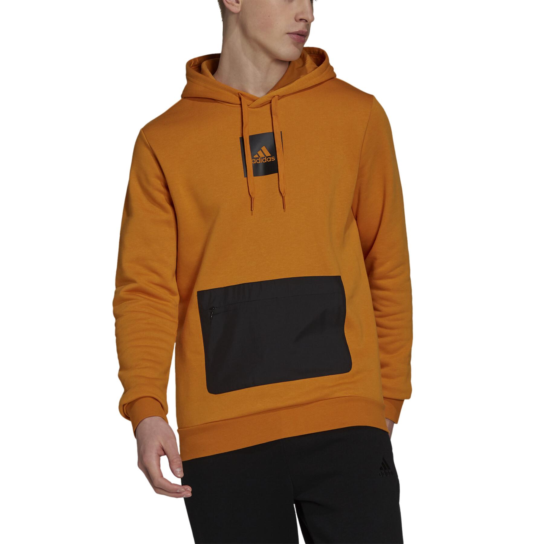 Sweatshirt med huva adidas Essential Fleece