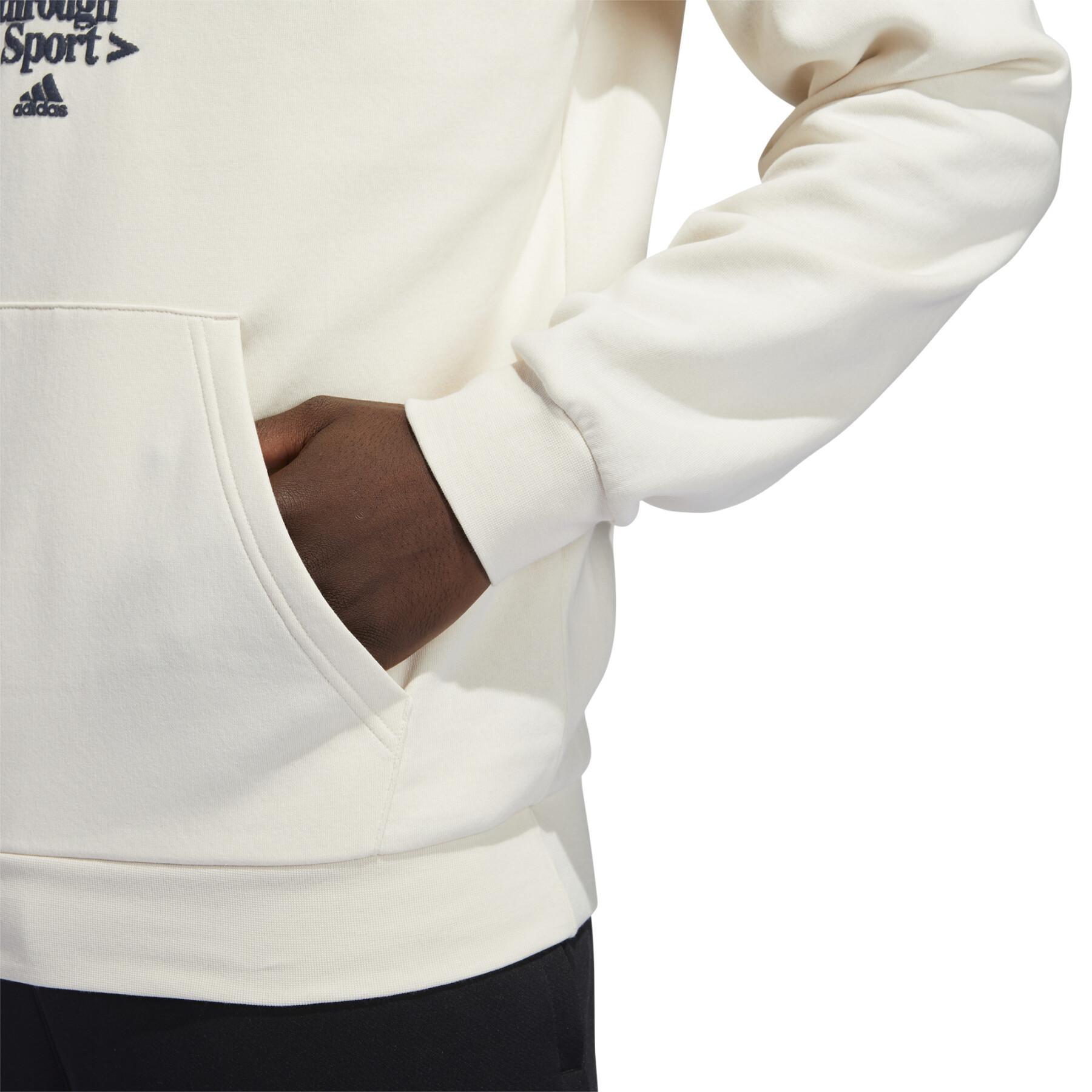 Sweatshirt med huva adidas Connected Through Sport Graphic
