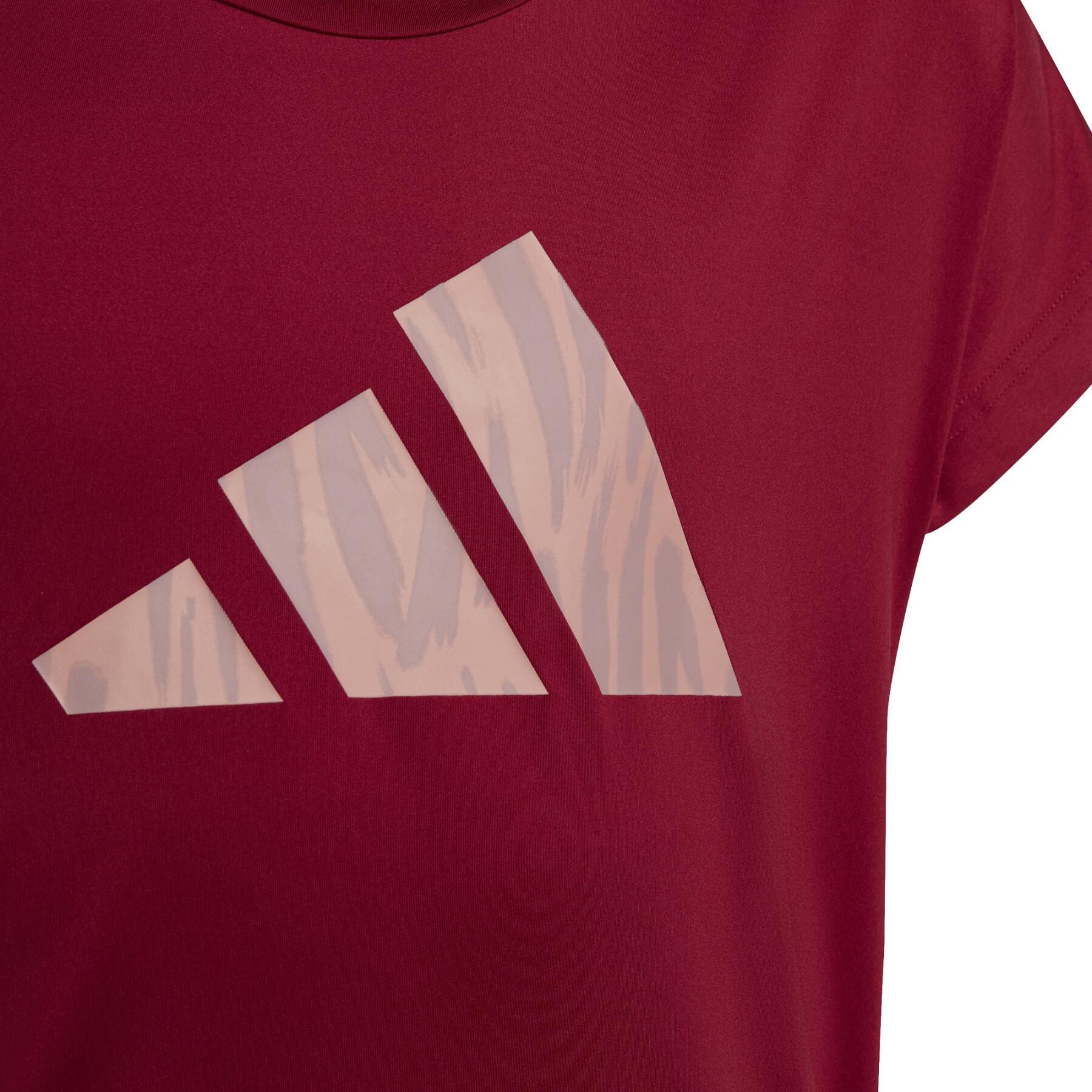 T-shirt för flickor adidas Aeroready Training Graphic