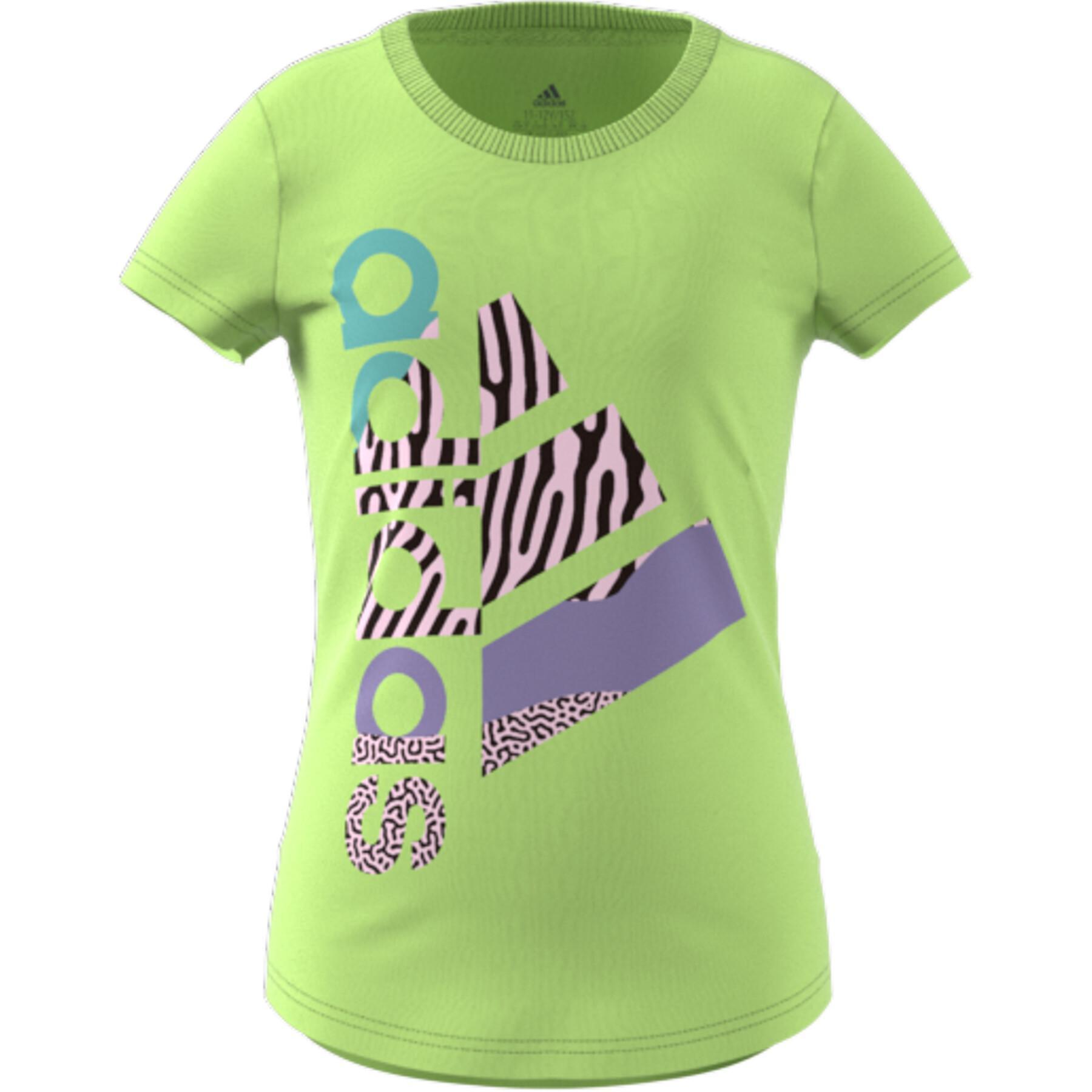 T-shirt för flickor adidas Girl Power Graphic