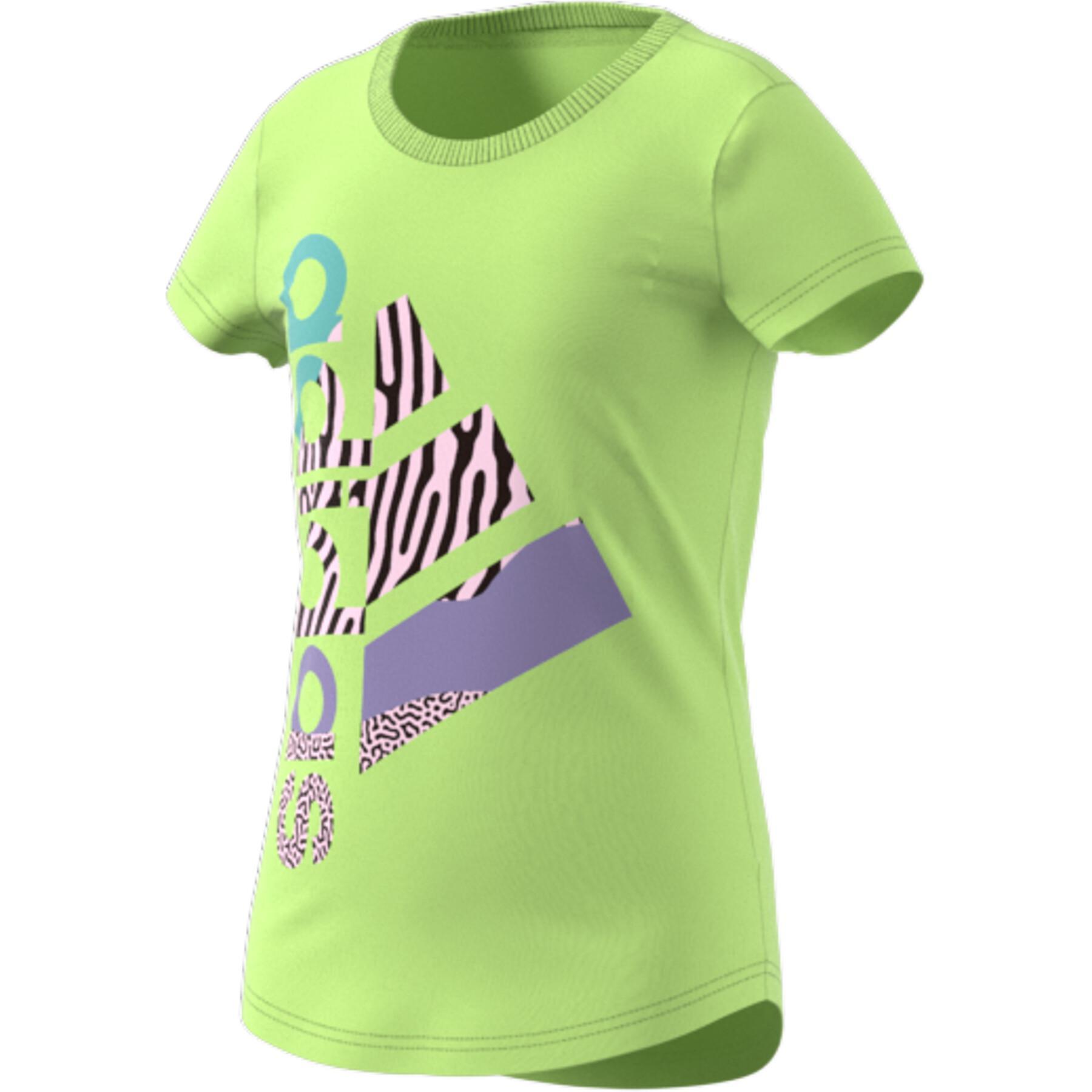 T-shirt för flickor adidas Girl Power Graphic