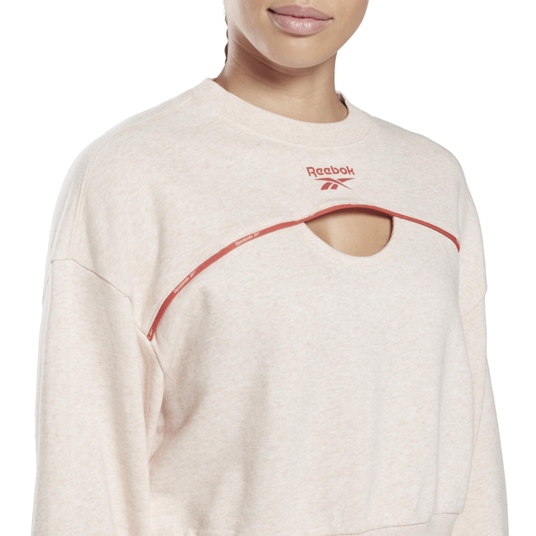 Sweatshirt för kvinnor Reebok Piping Pack Crewneck