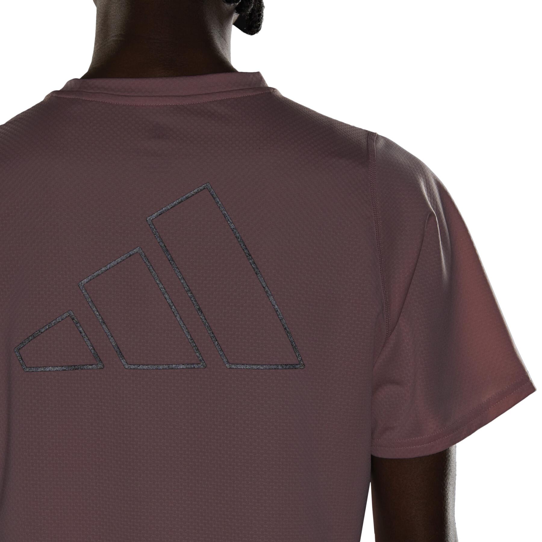 T-shirt för kvinnor adidas Run Icons 3bar Running