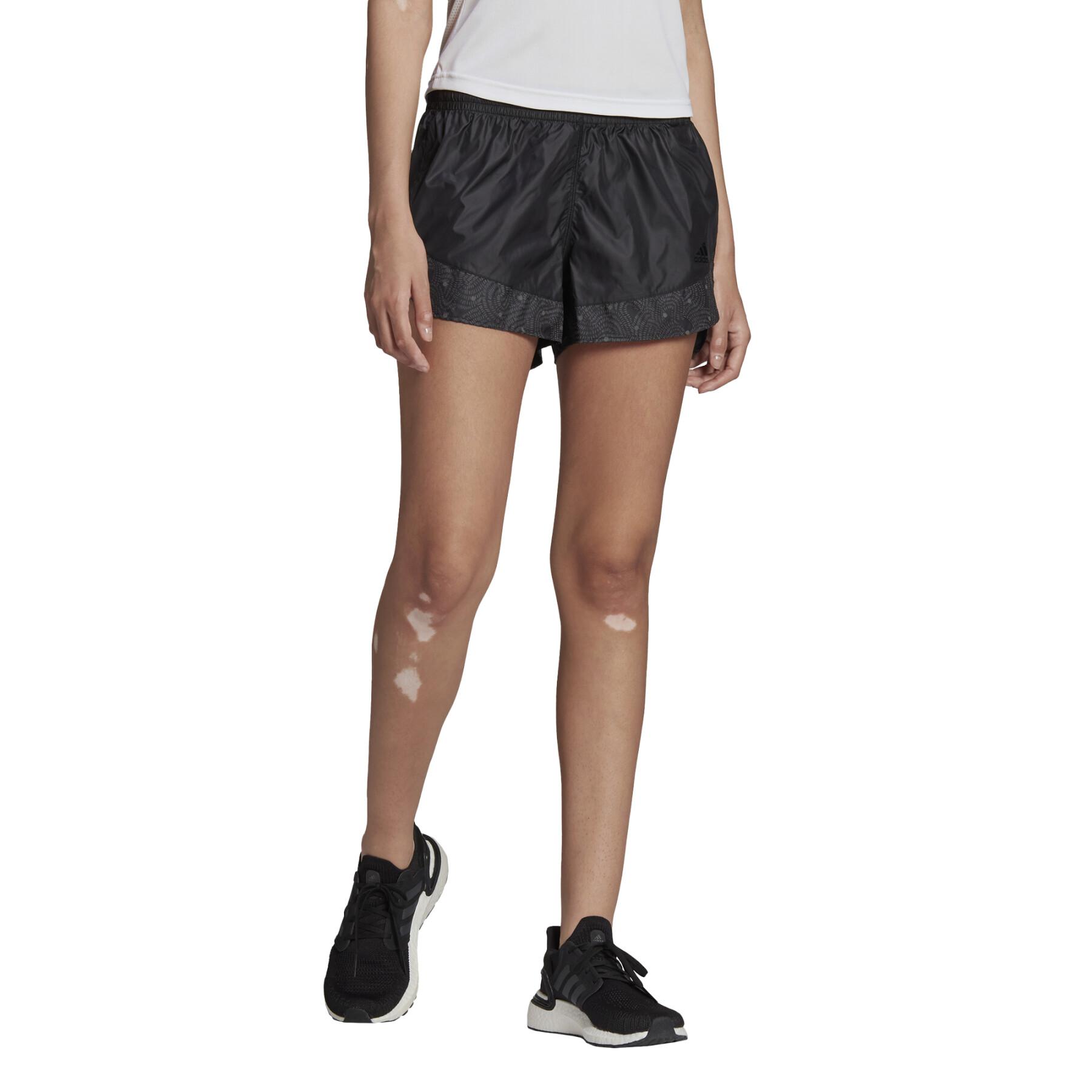 Shorts för kvinnor adidas Run Fast Radically Reflective Running