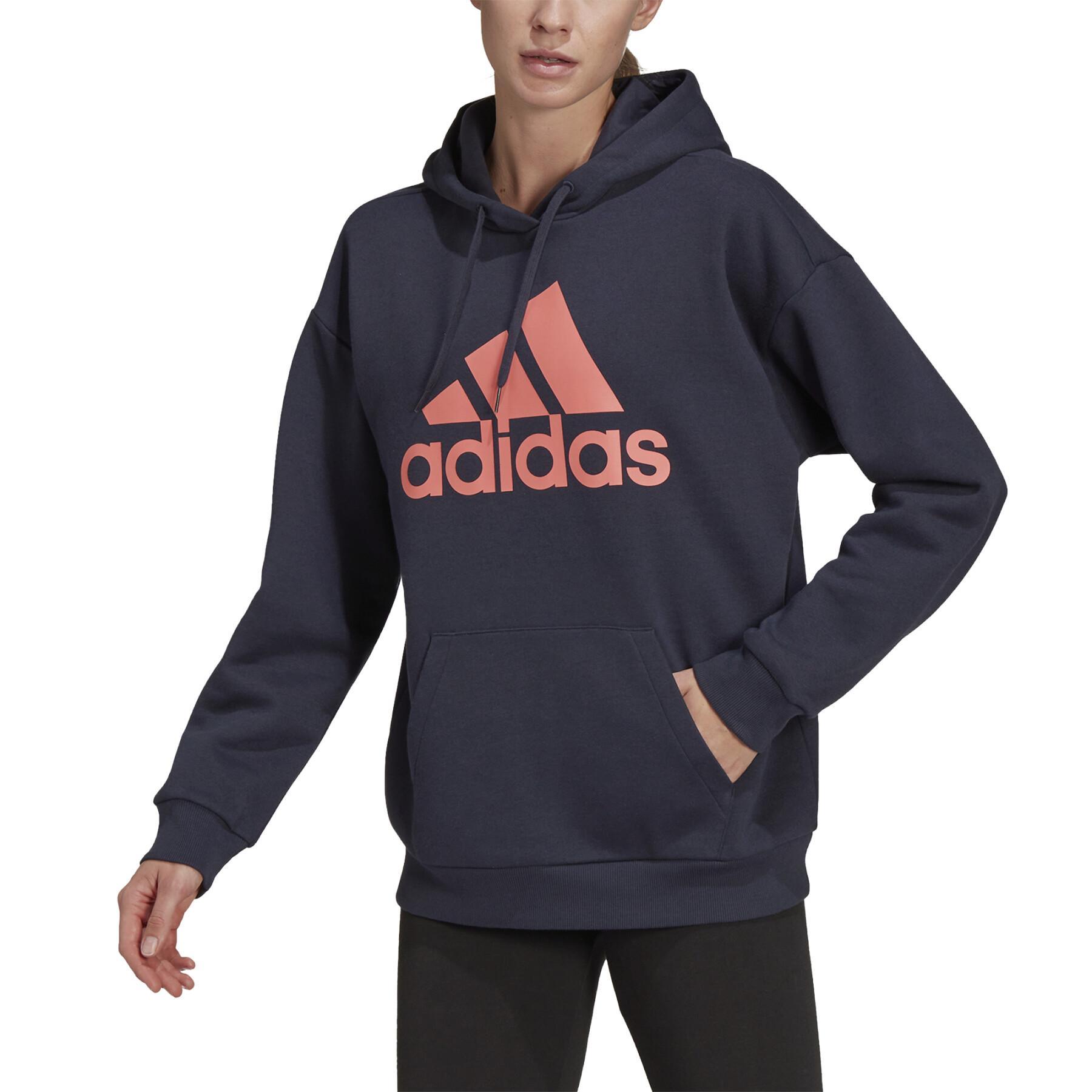 Sweatshirt för kvinnor adidas Essentials Logo Boyfriend Fleece