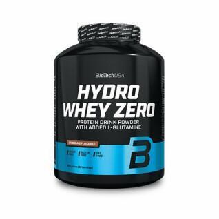 Förpackning med 10 proteinpåsar Biotech USA hydro whey zero - Chocolate - 454g