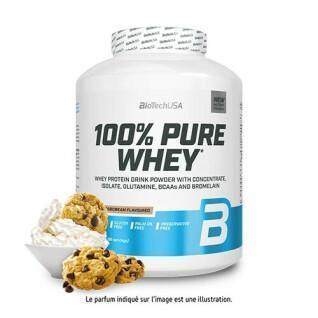 100% ren vassleprotein i burk Biotech USA - Cookies & cream - 2,27kg