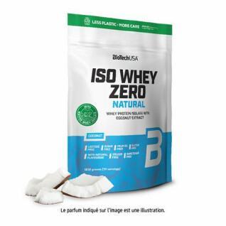 Förpackning med 4 proteinpåsar Biotech USA iso whey zero lactose free - Coco - 1,816kg