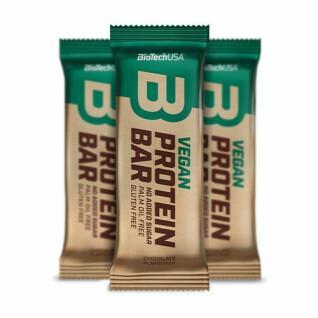 Förpackning med 20 snackboxar Biotech USA vegan bar - Chocolate