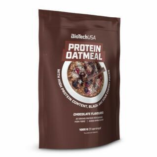 Snacksäckar med protein Biotech USA - Chocolat-cerise-griotte - 1kg (x10)