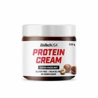 Krämiga protein snacksförpackningar Biotech USA - Cacao-noisette - 200g (x15)