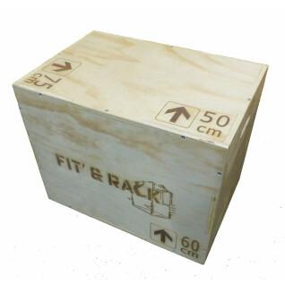 Boxhopp trä Fit & Rack 50x60x75