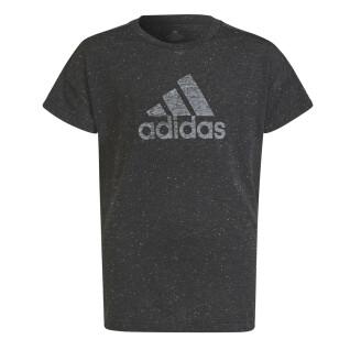 Löst sittande bomulls-T-shirt med flickornas sportmärke adidas Future Icons