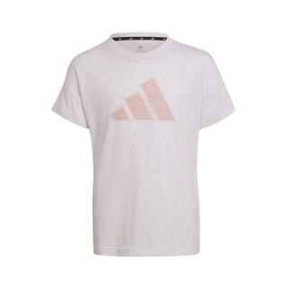 T-shirt för flickor adidas Future Icons 3-Stripes Loose Cotton