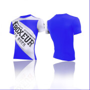 T-shirt med rund halsringning Boxeur des rues coupe ajustée