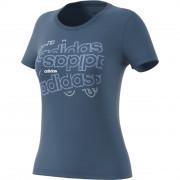 T-shirt för kvinnor adidas Logo Collage Graphic