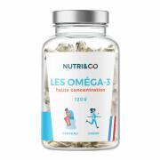 Omega-3 kosttillskott - 120 licaps kapslar Nutri&Co
