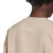 Sweatshirt för kvinnor adidas Brand Love Giant Logo Polar Fleece